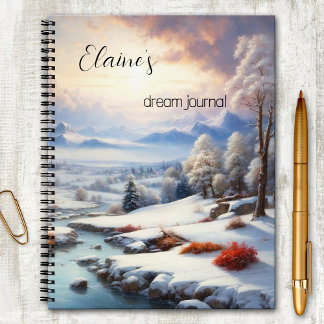 Winter Wonderland Dream Journal Notizblock