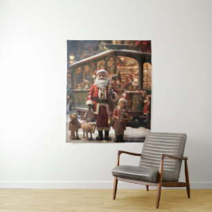 Winter Wonderland: Ein festes Tapisserie für Ihre  Wandteppich