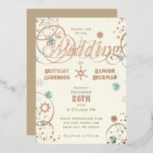 Winter Wonderland Elfenbeinblauer Schneeflocken Ho