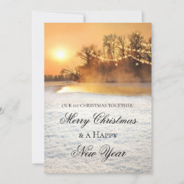 Winter Wonderland Erste Weihnachtsfotokarte Save The Date