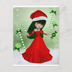 Winter Wonderland Fairy Postkarte