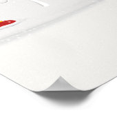 Winter Wonderland Family Name Poster (Ecke)