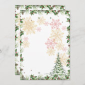 Winter Wonderland Feiertagskarte (Vorne/Hinten)