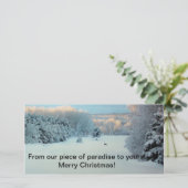 Winter Wonderland Feiertagskarte (Stehend Vorderseite)