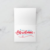 Winter Wonderland Feiertagskarte (Innenseite)