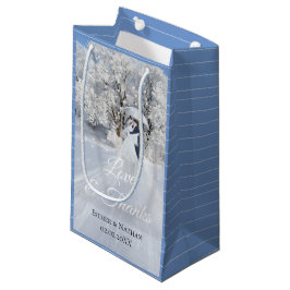 Winter Wonderland Fine Art Gastgeschenk Hochzeit Kleine Geschenktüte