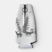 Winter Wonderland Flasche Cooler - Rot Flaschenkühler (Rückseite)