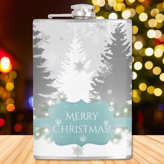 Winter Wonderland Flask - Aquamarin Flachmann