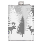 Winter Wonderland Flask - Lila Flachmann (Rückseite)