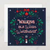 Winter Wonderland Flat Card 5.25 (Vorne/Hinten)