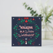 Winter Wonderland Flat Card 5.25 (Stehend Vorderseite)