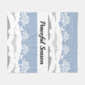 Winter Wonderland Fleece Blanket (Vorderseite (Horizontal))