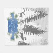 Winter Wonderland Fleece Blanket - Blau (Vorderseite (Horizontal))