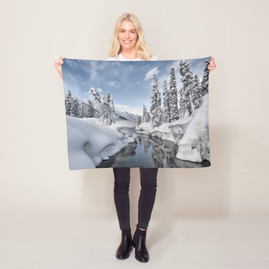 Winter Wonderland Fleecedecke (Beispiel)