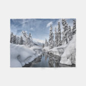 Winter Wonderland Fleecedecke (Vorderseite (Horizontal))