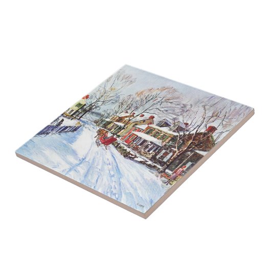 Winter Wonderland Fliese (Seite)