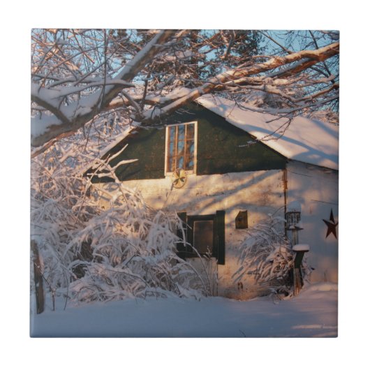 Winter Wonderland Fliese (Vorderseite)