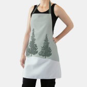 Winter Wonderland Forest Trees Schürze (InSitu)