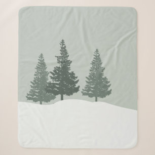 Winter Wonderland Forest Trees Sherpadecke