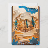 Winter Wonderland Foto Feiertagskarte (Vorderseite)