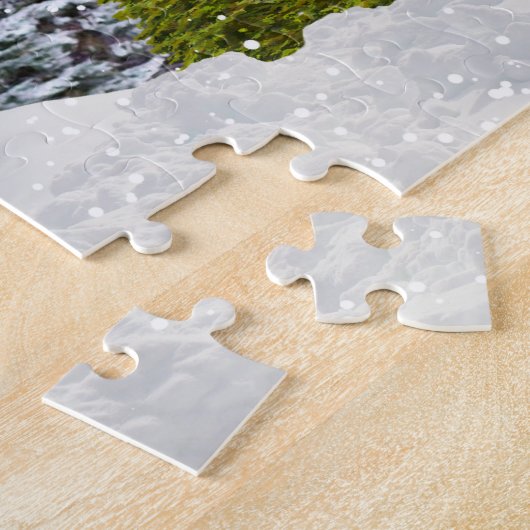 Winter Wonderland Fox im Schnee Puzzle (Seite)