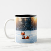 Winter Wonderland Fox Tasse (Links)