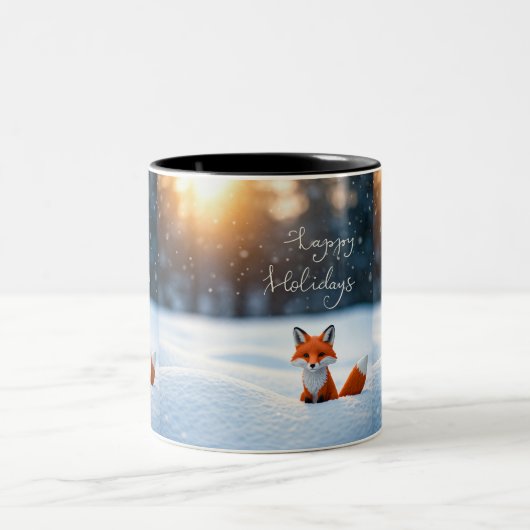 Winter Wonderland Fox Tasse (Mittel)