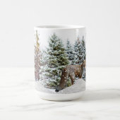Winter Wonderland Fox / Wildlife Coffee Tasse (Mittel)