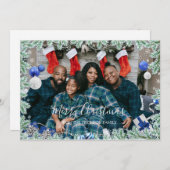 Winter Wonderland Frame Feiertagskarte (Vorne/Hinten)