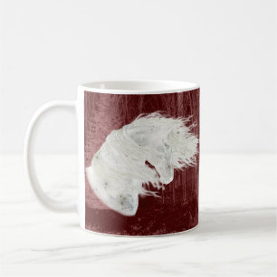 Winter Wonderland Friesenpferd 2-seitige Tasse