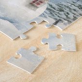 Winter Wonderland Frosty Snowman Watercolor Puzzle (Seite)