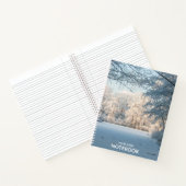 Winter Wonderland Frozen Panorama Foto Notebook Notizblock (Innenseite)