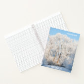 Winter Wonderland Frozen Panorama Foto Notebook Notizblock (Innenseite)