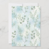 Winter Wonderland Gathering Invite Einladung (Rückseite)