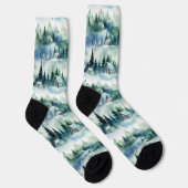 Winter Wonderland - Gemütliche Aquamarine Hütte un Socken (Rechts)