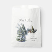 Winter Wonderland Gender Neutral Es ist kalt drauß Geschenktütchen (Vorderseite)