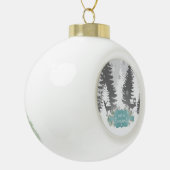 Winter Wonderland Gerahmte Ornamente - Aquamarin (Links)