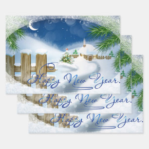 Winter Wonderland Geschenkpapier Set