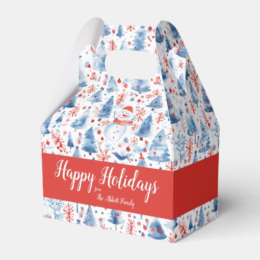 Winter Wonderland Geschenkschachtel (Vorderseite)