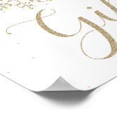 Winter Wonderland - Geschenksign Poster (Ecke)