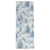 winter wonderland geschenktüte für weinflaschen (Vorderseite)