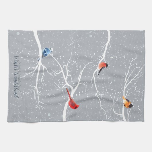Winter Wonderland Geschirrtuch (Horizontal)