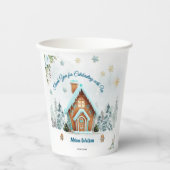 Winter wonderland Gingerbread Pappbecher (Vorderseite)