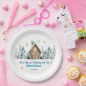 Winter wonderland Gingerbread Pappteller (Party)