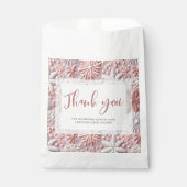 Winter Wonderland Girl Baby Dusche Danke Geschenktütchen (Vorderseite)