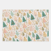 Winter Wonderland Girl Birthday Geschenkpapier Set (Vorderseite 3)