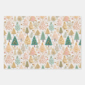 Winter Wonderland Girl Birthday Geschenkpapier Set (Vorderseite)