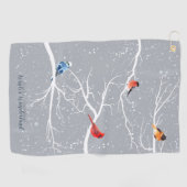 Winter Wonderland Golfhandtuch (Horizontal)