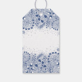 Winter Wonderland Happy Holidays Geschenkanhänger (Rückseite)