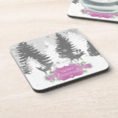 Winter Wonderland Hard plastic Untersetzer - Magen (Linke Seite)